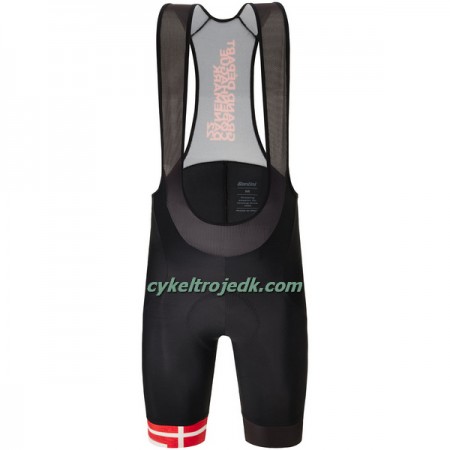 Bib Cykelshorts 2022 Tour de France Kopenhagen Rød Sort